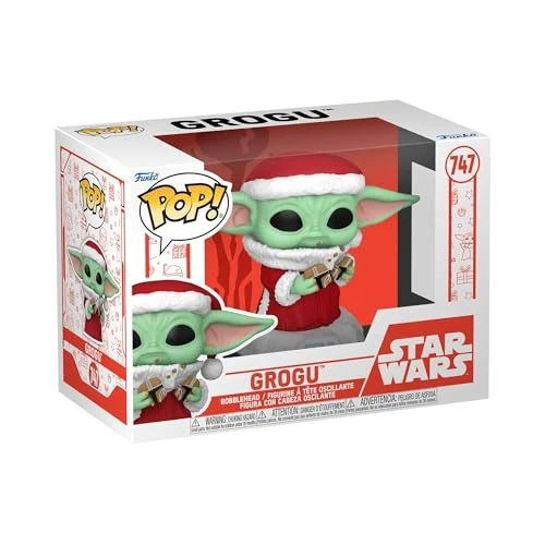 Oferta limitada: Funko Pop! Star Wars: Mando Holiday - Grogu (The Child, Baby Yoda) - The Mandalorian - Figura de Vinilo Coleccionable - Idea de Regalo- Mercancia Oficial - Juguetes para Niños y Adultos - TV Fans de 14.41 EUR a 14.41 EUR (ahorro 0%)