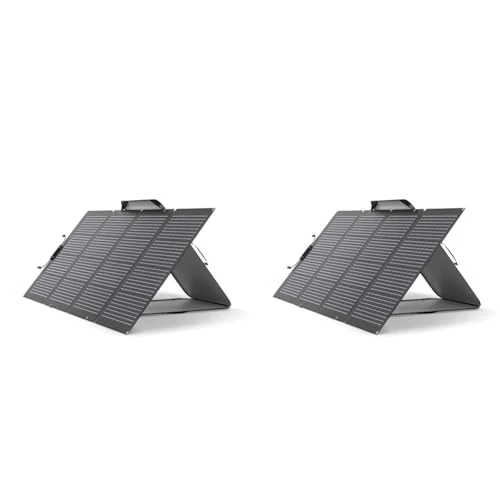 EF ECOFLOW 220W Solar Panel, Solarpanels Faltbar Solarmodul für Delta Pro/Delta Max/Delta/Delta Mini Tragbare Powerstation, Photovoltaik Modul Solaranlage für Outdoor Garten Balkon Wohnwagen Camping
