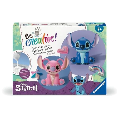 Oferta limitada: Ravensburger - Be Creative Maxi | Stitch | Yeso Manualidades | Kit Manualidades Disney Stitch | Yeso Manualidades Niña 7 Años o Más | Regalos Niña 7 Años | Manualidades Niños | Regalo Navidad de 24.95 EUR a 19.49 EUR (ahorro 22%)