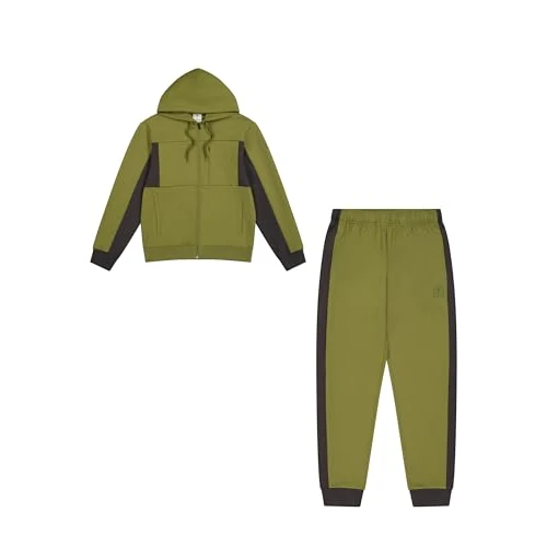 Champion Men's Legacy C-tech (220410) -Tcv Stretch Poly-Cotton Interlock Hooded Tracksuit, Green (GS573), XXL