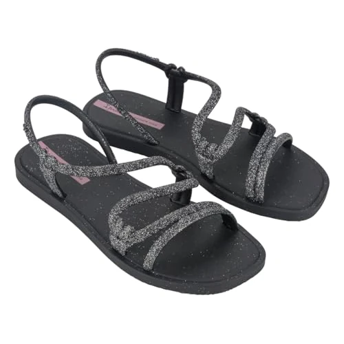 Zeitlich begrenztes Angebot: Ipanema Damen Solar Glow Sand Ad Flipflop, Schwarz Glitter Lilac, 40 EU von 35.74 € auf 35.74 € (0.00% Rabatt)