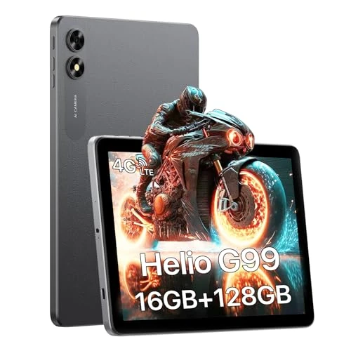UMIDIGI G3 Tab Ultra Tablet Android 13,16 GB (8+8)+128 GB (TF 1TB), G99 Octa Core, 10,1-calowy tablet, podwójna karta SIM 4G, tablet dotykowy 6000 mAh/8MP+8MP/2.4G/5G WiFi/Bluetooth5.2/GPS