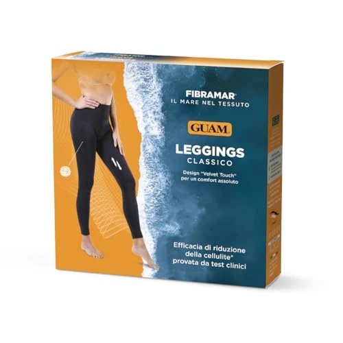 Guam Fibramar Legging Classique Taille S-M, Unisexe Adulte, Noir, Medium