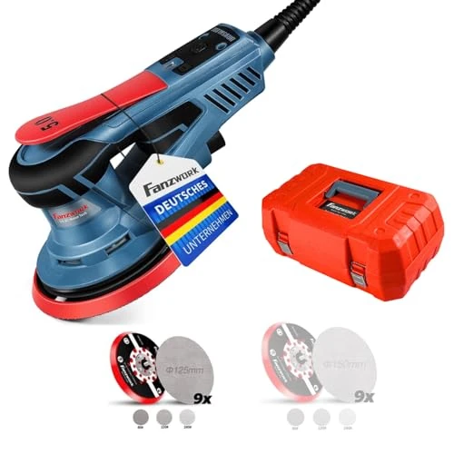 Offerta a tempo: FANZTOOL Levigatrice Rotorbitale Professionale Brushless 350W (125/150mm) - 15% da 159.99 € a 135.99 €
