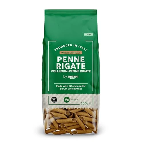Limited-time offer: by Amazon Wholegrain Penne Rigate, 500g from 0.84 GBP to 0.84 GBP (save 0%)