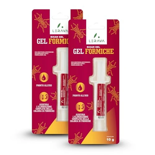 Offre limitée : LERAVA® Gel Anti Fourmis (2x10 g) - Gel fourmis puissant pour éliminer colonies - Action rapide intérieur extérieur - Sécurisé pour famille et animaux - Prêt à l’emploi pour lutte efficace de 23.99 € à 19.99 € (17% de remise)