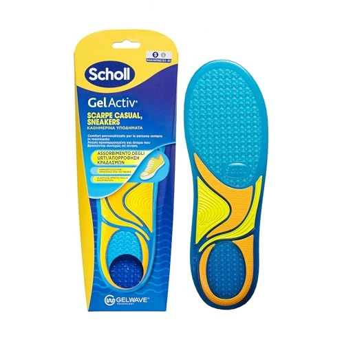 Offerta a tempo: Scholl Solette GelActiv Scarpe Casual e Sneakers, Solette in Memory Foam con Tecnologia — 13% da 14,99 € a 12,99 €