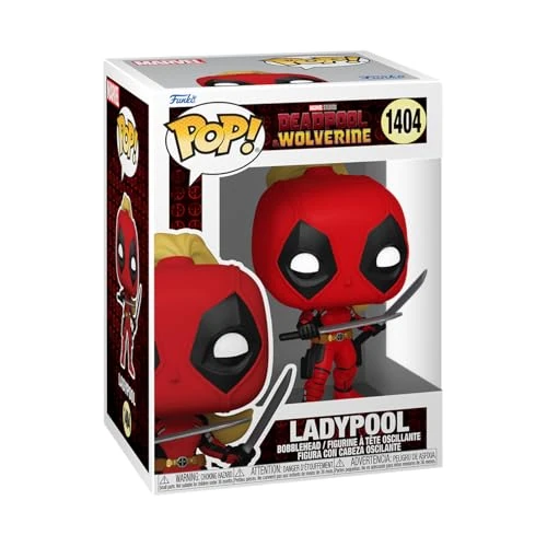 Offerta a tempo: Funko Pop! Marvel: Deadpool & Wolverine - Ladypool - Figura in Vinile da Collezione - Idea Regalo - Merchandising Ufficiale - Giocattoli per Bambini e Adulti - Movies Fans - 70% da 16.00 € a 4.80 €