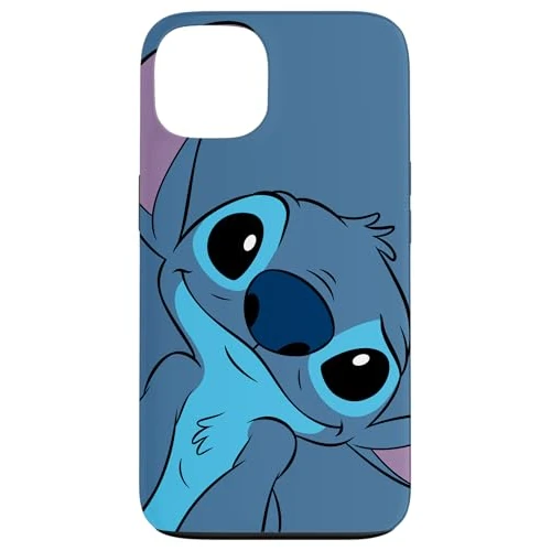 Custodia per iPhone 13 Disney Lilo and Stitch Cute Stitch Face Slate Gray