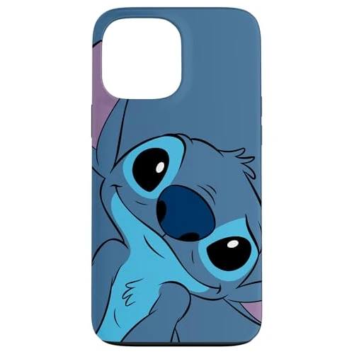 Custodia per iPhone 13 Pro Max Disney Lilo and Stitch Cute Stitch Face Slate Gray