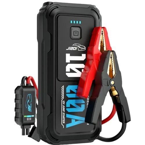 Oferta limitada: Arrancador de Baterías de Coche Portátil 1000A para Gasolina hasta 5.0L y Diésel hasta 3.5L Booster y Jump Starter para Baterías de Vehículos y Motos, con LED, Kit de Emergencia y Protección Segura de 54.99 EUR a 26.99 EUR (ahorro 51%)