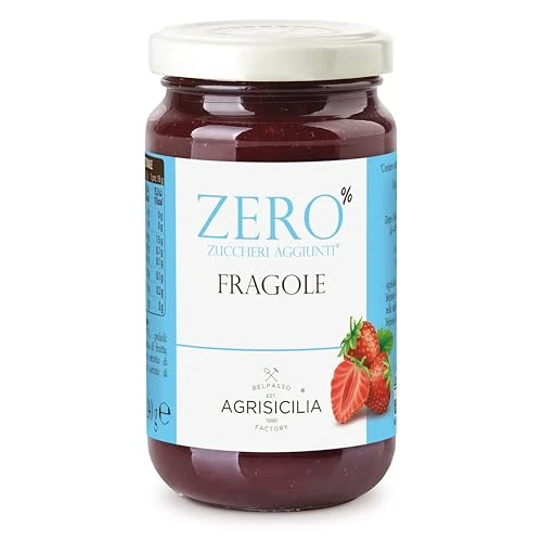 Offerta a tempo: Agrisicilia zero% zuccheri aggiunti fragola,poche calorie ottima per colazione e merenda 240 grammi - 45% da 4.69 € a 2.59 €