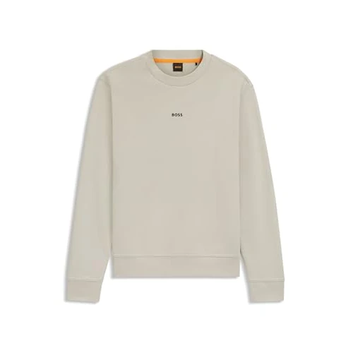 BOSS Men's WeSmallcrew WeSmallcrew, Light Beige271,