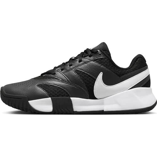 Oferta limitada: Nike W Court Lite 4 Cly, Zapatillas de Tenis Mujer, Negro y Blanco Antracita, 38 EU de 74.99 EUR a 52.49 EUR (ahorro 30%)