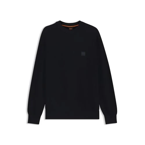 Tijdelijke aanbieding: BOSS Heren Anion S gestructureerde katoenen en kasjmier trui met logopatch van 120.27 EUR naar 89.00 EUR (korting 26%)