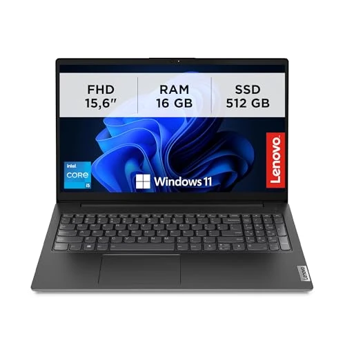 Lenovo Notebook V15 G4 IRU 15,6 Zoll i5-13420H 3,4 GHz RAM 16 GB -SSD 512 GB NVMe-Win 11 Prof Black (83A100A6IX) Marke