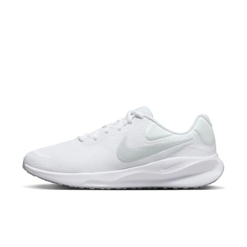 Nike Revolution 7 Straßenlaufschuh für Herren, White/Pure Platinum-White, FB2207-100, 38.5 EU (6 US)