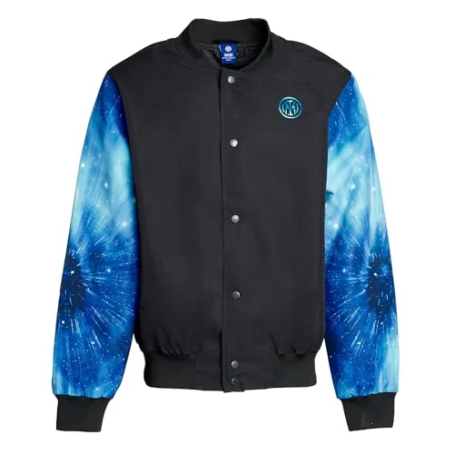 Offerta a tempo: Inter FC Internazionale Milano S.p.A Bomber Galaxy Unisex-Adulto, Diverse Taglie/Colori Disponibili, Collezione Galaxy, Adatta a Tutti i Tifosi Nerazzurri, Prodotto Ufficiale - 46% da 74.99 € a 40.19 €