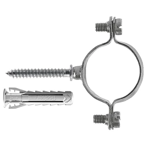 Oferta limitowana: Fischer Lekki ocynkowany kołnierz CZV do mocowania rur elektrycznych ze stali, tworzyw sztucznych i wielowarstwowych, dokręcania 13-14 mm, zawiera kołek SX Plus 6 i podwójną śrubę M6, 10 sztuk, 567634 z 40.19 zł na 40.19 zł (oszczędź 0.