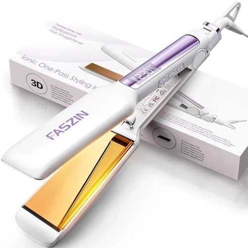 Offre limitée : Faszin Fer à lisser professionnel ionique, plaques en titane de 42 mm de 139.99 € à 39.99 € (71.43% de remise)