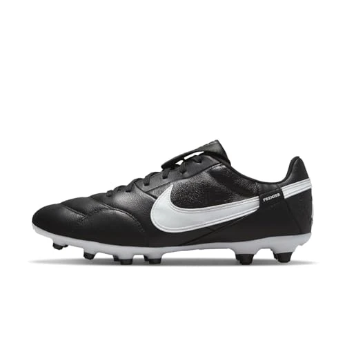 Offre limitée : Nike Homme The Premier III FG Soccer Shoe, Black/White, 44 EU de 109.99 € à 76.95 € (30% de remise)