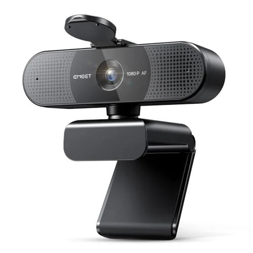 Oferta limitowana: EMEET Kamera internetowa HD C960 AF 1080P z osłoną obiektywu i podwójnym mikrofonem, kamera strumieniowa 360° z automatyczną korekcją światła PDAF, plug & play, idealna do kamery internetowej dla z 203.99 zł na 203.99 zł (oszczędź 0.00%