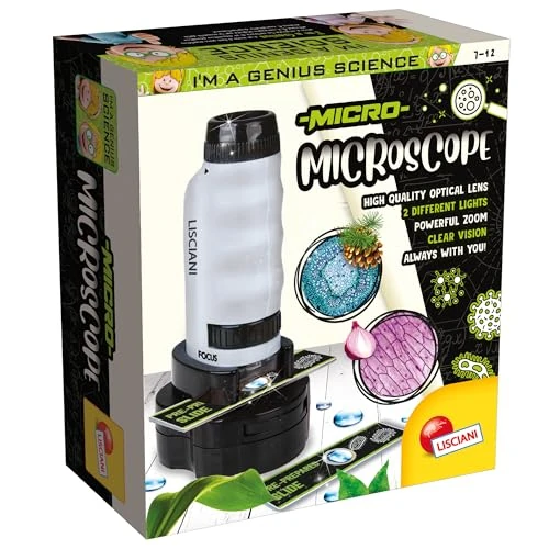 Limited offer: I'M A GENIUS Lisciani MICRO-MICROSCOPE- Discovery of the Micro World for Children From 7 Years Portable Microscope - Scientific Experiments for Children - Educational Kit from 16.54 EUR to 16.54 EUR (save 0%)