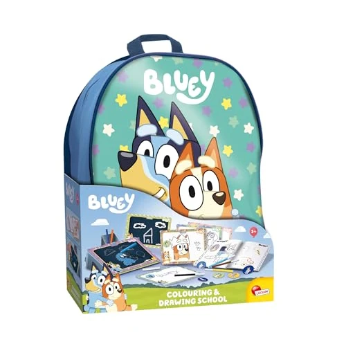 Oferta limitowana: Lisciani BLUEY plecak z zestawem do malowania i rysowania dla dzieci od 3 lat - kreatywny zestaw z kolorowanką, naklejkami, flamastrami i tablicami do ścierania - wyprodukowano we Włoszech z 81.99 zł na 81.99 zł (oszczędź 0.00%)