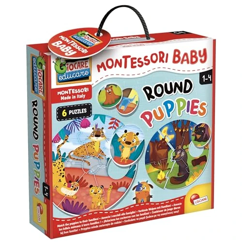 Limitiertes Angebot: Lisciani - Montessori Baby - Runde Welpen - Formen- und Tierspiel - Mehrfarbig - Lernspiel für Kinder - Sensorische Erweckung - Von 1 bis 4 Jahren und älter - Hergestellt in Italien von 18.31 EUR auf 18.31 EUR (Spare 0%)