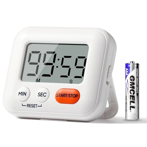 Blendura Digital Kitchen Timer, Children's Timer, Kitchen Timer, Plastic