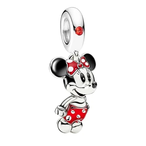Oferta limitada: HAEPIAR S925 Sterling Charm for Bracelet Charm Necklace Dangle Mouse Happy Lady for Women Girls Birthday Gifts de 21.99 EUR a 17.76 EUR (ahorro 19%)