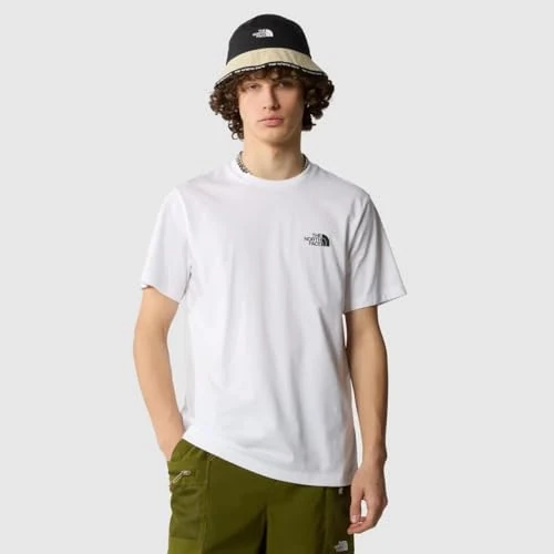 The North Face NF0A87NGFN4 M S/S Simple Dome tee T-Shirt Hombre TNF White Tamaño S