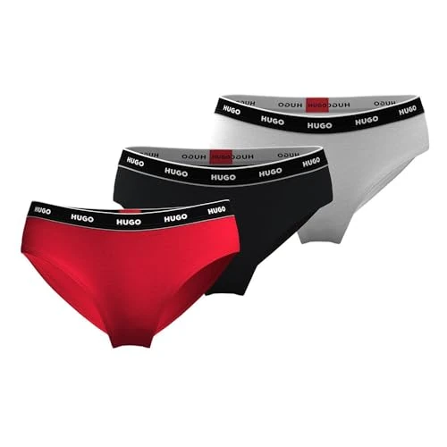 HUGO Triplet Brief Stripe Kort, Open Miscellaneous968, S dames, Open Miscellaneous 968, S
