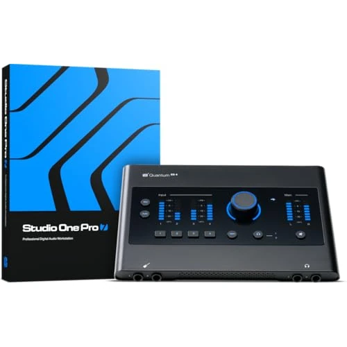 Offre limitée : PreSonus Quantum ES 4, USB-C Audio Interface, 2x2, 24-bit, 192 kHz, avec Logiciel d'enregistrement Professionnel Inclus – 6 mois de Studio One+ de 349.00 € à 335.12 € (4% de remise)