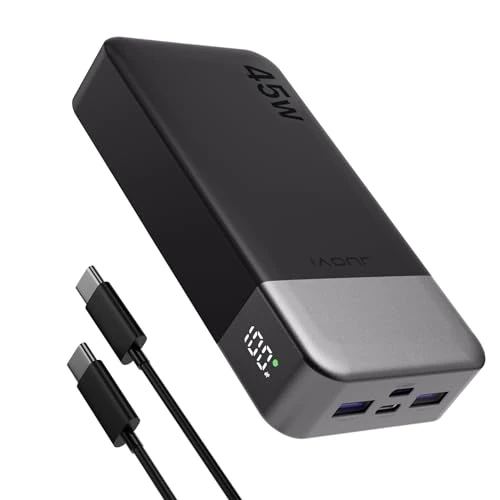 Offerta a tempo: JUOVI Power Bank Portatile J2621, Batteria da 20000 mAh — 28% da 39,99 € a 28,99 €