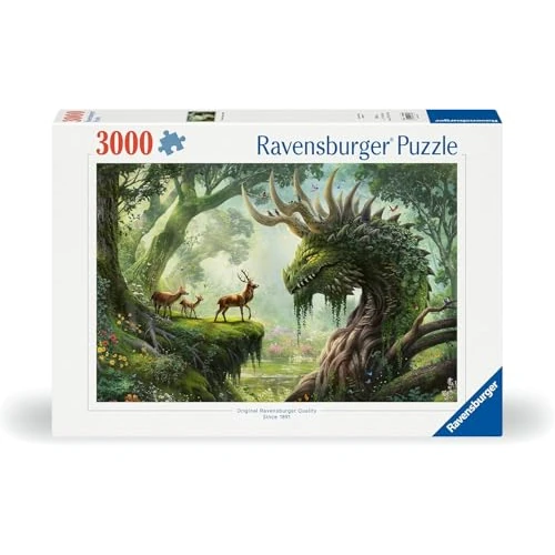 Offre limitee: Ravensburger - Puzzle Adulte - Puzzle 3000 pièces - Le réveil du Dragon de la forêt - Adultes et Enfants à partir de 14 Ans - Puzzle de qualité supérieure fabriqué en Europe - Fantastique - 12000808 de 49.90 EUR a 39.92 EUR (economie 20%)