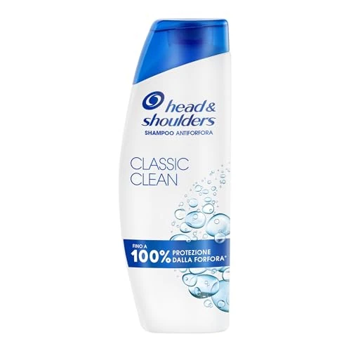 Head & Shoulders Classic Clean Anti-roos Shampoo, 250 ml voor dagelijks gebruik. Tot 100% bescherming tegen roos. Klinisch getest. Voor alle huidtypes en haar. Frisse gevoel