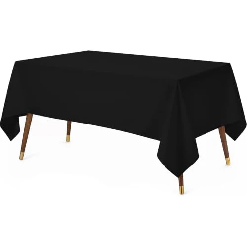 Zeitlich begrenztes Angebot: Utopia Kitchen Polyester Tischdecke 228x335 cm (1er-Pack, Schwarz) Maschinenwaschbare Tischdecke Ideal für Partys, Veranstaltungen, Hochzeiten und Restaurants von 18.08 € auf 18.08 € (0.00% Rabatt)