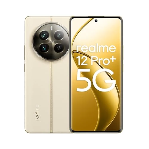 Offre limitee: realme Smartphone 12 Pro+ 5G 8 + 256GB, Appareil Photo Portrait avec Objectif périscope, Sony IMX890 OIS, Chipset Snapdragon® 7s Gen 2 5G, Écran à Vision incurvée de 120 Hz, Navigator Beige de 279.99 EUR a 279.99 EUR (economie 0%)