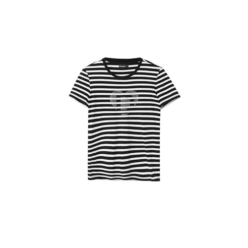 Offerta a tempo: Desigual Maglietta da Donna A Maniche Corte, T-Shirt Donna, Bianco, XS - 50% da 35.95 € a 17.97 €