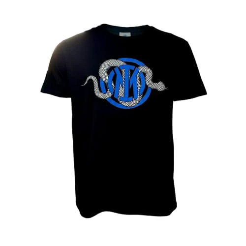 Offre limitee: Inter T-Shirt Snake Logo Noir T-Shirt Homme Unisexe - Enfants et Adolescents de 23.79 EUR a 23.79 EUR (economie 0%)