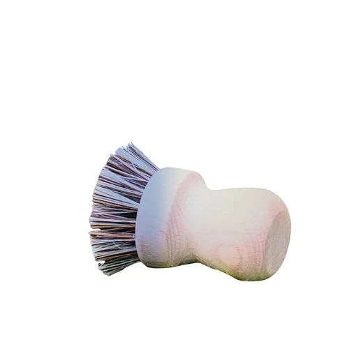Chinchilla® pottenborstel gemaakt van beukenhout & echte unie | Ø 7cm | afwasborstel made in Germany | makkelijk schoonmaken van servies, potten, pannen | krasvrij, hittebestendig, duurzaam
