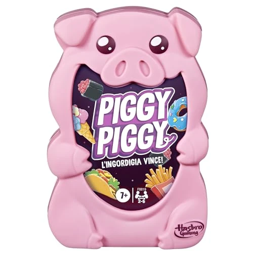 Offre limitée : Hasbro Gaming Piggy Piggy, Jeu de Cartes, Amusant et Rapide pour Les familles, Les Enfants, Les Adolescents et Les Adultes, de 7 Ans et Plus, de 2 à 6 Joueurs de 21.00 EUR à 21.00 EUR (remise 0%)