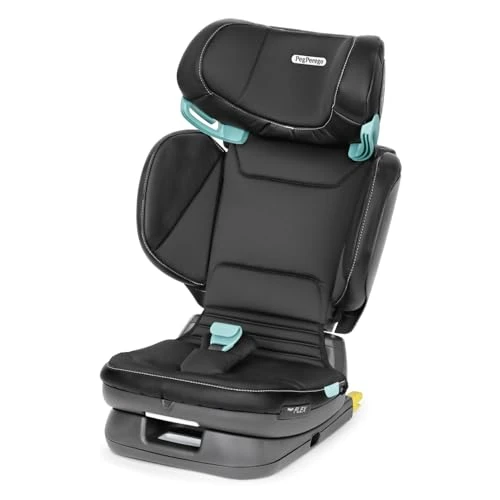 Peg Perego Viaggio Flex Silla de Coche ISOFIX con Tecnología Avanzada, Reclinable, Plegable, Respaldo Reforzado, para Niños de 100 a 150 cm (3-12 años), 15-36 kg, Licorice