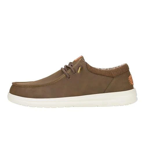 Zeitlich begrenztes Angebot: HEYDUDE Paul Classic Herren - Slip-on Schuhe - Mokassin-Stil, Brown, 41 von 89.99 € auf 59.49 € (34% Rabatt)