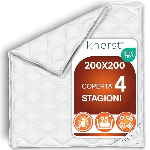 Offre limitée : KNERST Couette 4 Saisons 200x200, Couette Microfibre Chaude et Legere de 44.99 € à 36.33 € (19% de remise)