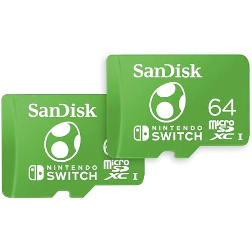 Tijdelijke aanbieding: SanDisk MicroSDXC-Kaart Voor Nintendo Switch 64 GB Pak Van 2 (V30, U3, C10, A1, Leessnelheden Tot 100 MB/s, Van Meerdere Games) van 73.00 € naar 73.00 € (0.00% korting)
