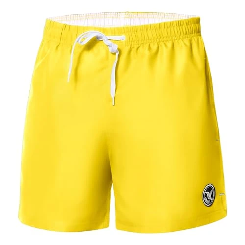Limited offer: Ladeheid Men's Swimming Trunks, Quick Dry Swimsuit with Mesh Lining, Functional Pockets, Elastic Waist with Drawstring, Lightweight and Comfortable LA40-198 from 19.99 EUR to 12.94 EUR (save 35%)