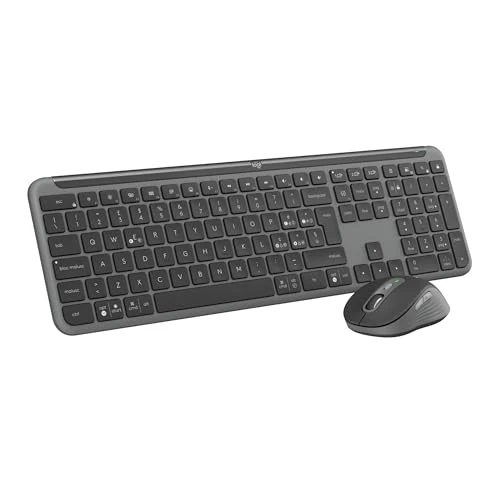 Limited-time offer: Logitech MK950 Signature Slim Wireless Keyboard and Mouse Combo - Graphite, QWERTY Italian Layout from 109.99 GBP to 99.00 GBP (save 10%)