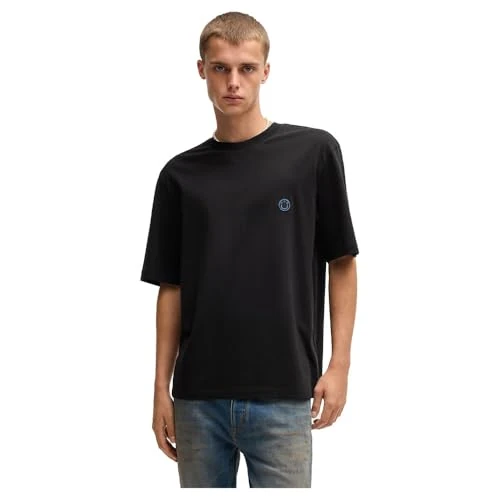 HUGO Niley Jersey, Nero, XS Uomo